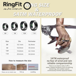 سایز مناسب حلقه هوشمند بیوا ring-02-led