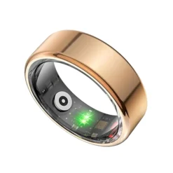 حلقه هوشمند بیوا Biva Smart Ring – مدل طلایی با حسگر روشن